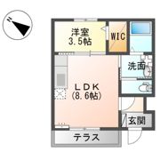 リバーフロント長浜の間取り画像