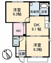 ルミナスキタヤマの間取り画像