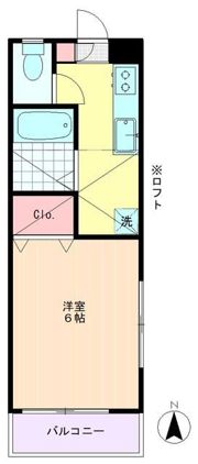 ハイツユキの間取り画像