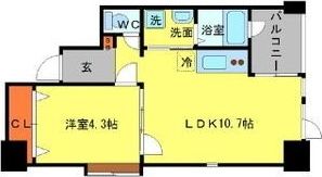 グラン・シャリオ千里中央の間取り画像