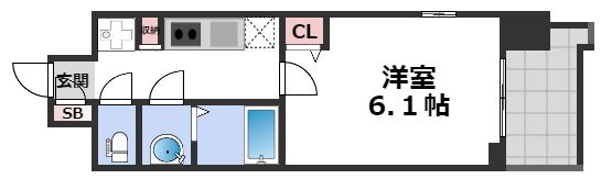 La Douceur桜川の間取り画像