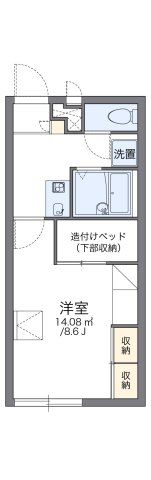 レオパレス柳通り一番館の間取り画像