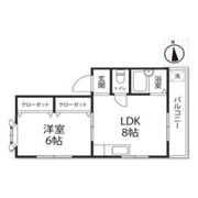 ハイツ西田の間取り画像