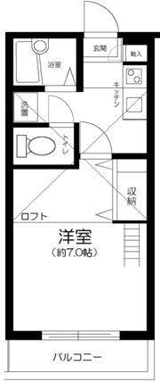 ジュネス33Bの間取り画像