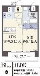 ノブレ梅北の間取り画像