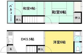 津の辺テラスハウスの間取り画像