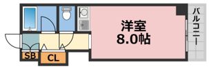 グランドール長堀の間取り画像
