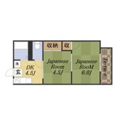 コーポ鼓ヶ滝の間取り画像