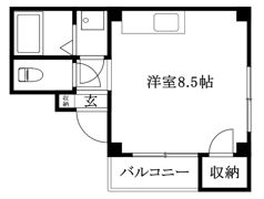 おおやけハイツの間取り画像