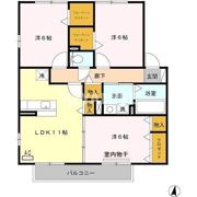 ヴェルジェ富の原の間取り画像