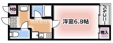 リヴィエールシャン香里園の間取り画像