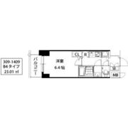S-RESIDENCE江坂の間取り画像