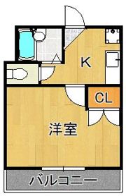 No.23 ベイサイドアネックスの間取り画像