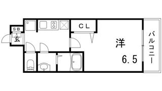 プレサンスTHE神戸の間取り画像