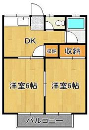 カーサ湯川の間取り画像