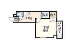 カーサ岡村の間取り画像