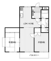 木村コーポ敬春の間取り画像