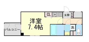 クレハ池田の間取り画像