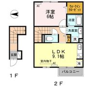 F・フィールドの間取り画像
