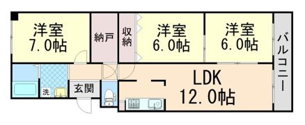 パストラルハイム豊中の間取り画像