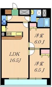 ブラン コライユの間取り画像