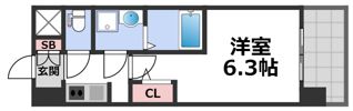S-RESIDENCE城東SEVERの間取り画像