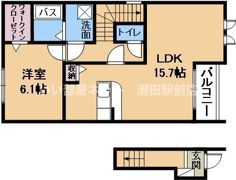 響流下北池の間取り画像