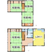 貸家 下莇生田町の間取り画像