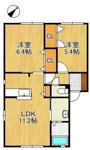 シェソワIIの間取り画像