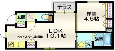 fortune尾山台の間取り画像