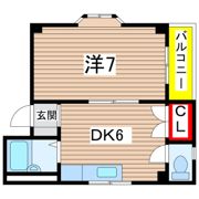 クレイテルハイツの間取り画像