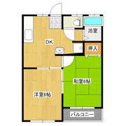 コーポ中島の間取り画像