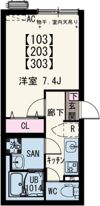 イクシオ南太田の間取り画像