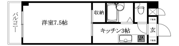 MTハイツの間取り画像