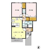 クレアール Bの間取り画像
