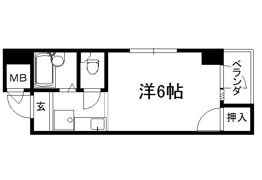 モンターニュ染の間取り画像