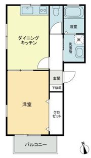 フォブールDMC・Dの間取り画像