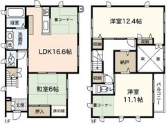 田ノ上戸建の間取り画像