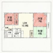 キンブリッジ学研氷室A棟の間取り画像