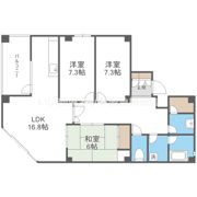 シオンズガーデン花川の間取り画像