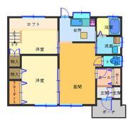 ファミーユ 東棟の間取り画像