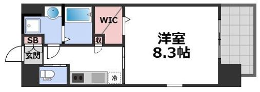 フォレストグレイス高井田Ⅰの間取り画像