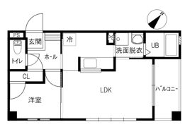 ゼフィール石引の間取り画像