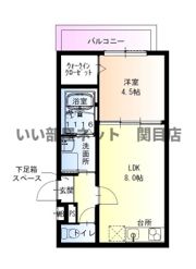 フジパレス津田駅前Ⅰ番館の間取り画像