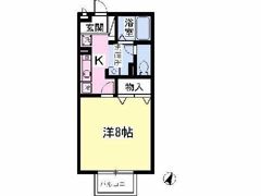 コーポ楠の間取り画像