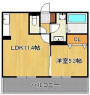 イース黒崎の間取り画像