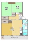 田園ハイツ川越2号棟の間取り画像