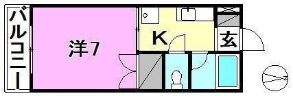 ヴィラ鈴村2の間取り画像