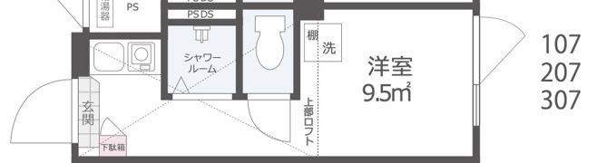 ノースヒル新宿ウエストの間取り画像