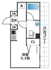 グランデュオ経堂Ⅶの間取り画像
